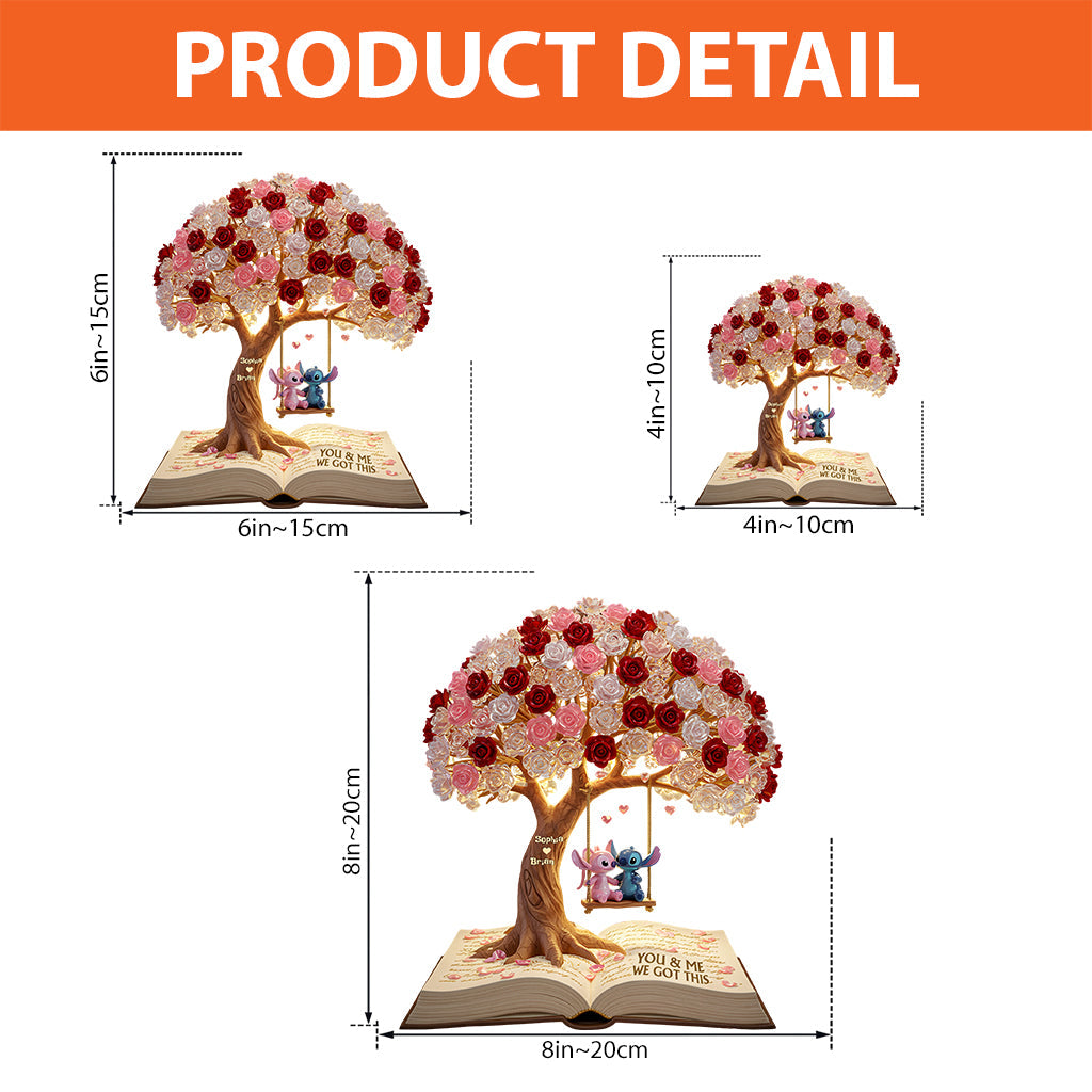 You & Me We Got This - Personalized Ohana Custom Shaped Acrylic Plaque