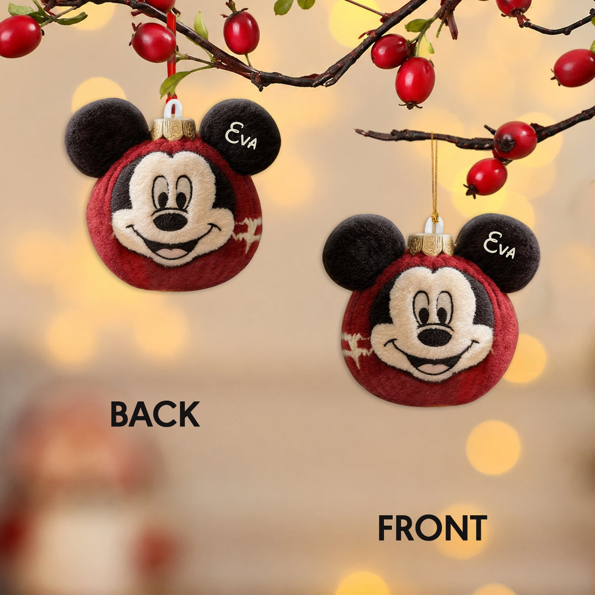 Magical Friends - Personalized Mouse Plush Ornament