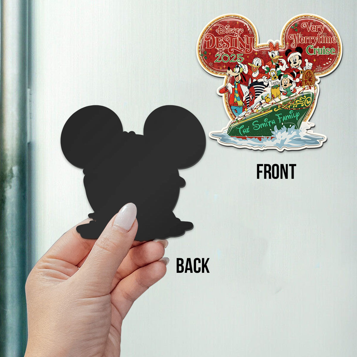 Mickey & Friends Family Trip Cruise - Very Merrytime Cruise - Personalized Mouse Magnet