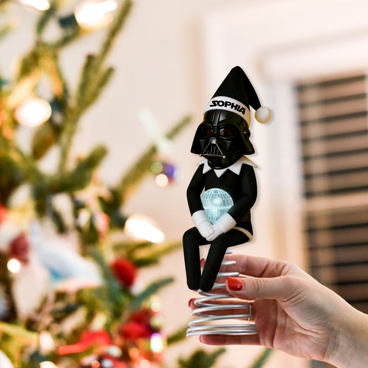 Joy To The Galaxy - Personalized The Force LED Light Tree Topper