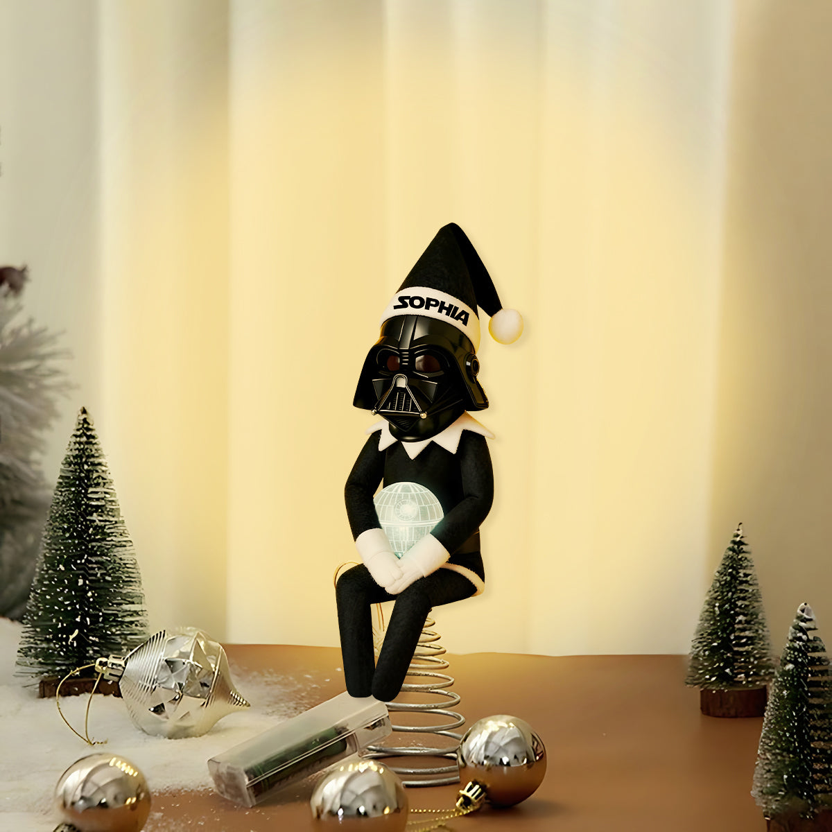 Joy To The Galaxy - Personalized The Force LED Light Tree Topper