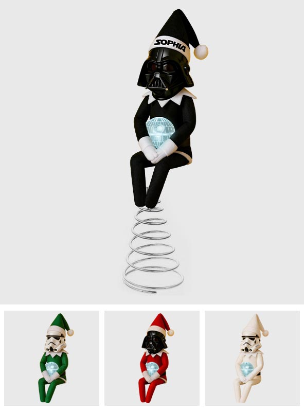 Joy To The Galaxy - Personalized The Force LED Light Tree Topper