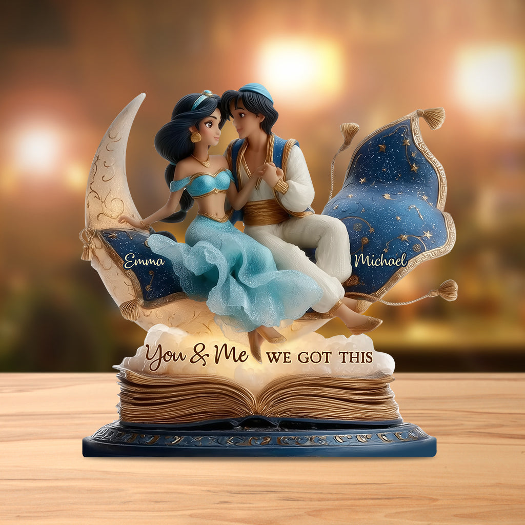 You And Me We Got This - Personalized Mouse Custom Shaped Acrylic Plaque