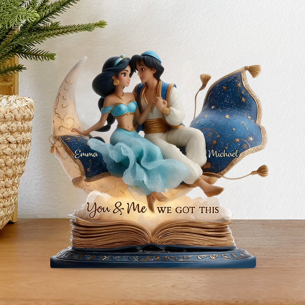 You And Me We Got This - Personalized Mouse Custom Shaped Acrylic Plaque