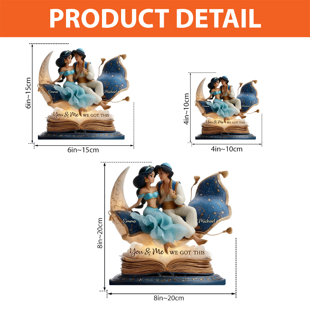 You And Me We Got This - Personalized Mouse Custom Shaped Acrylic Plaque