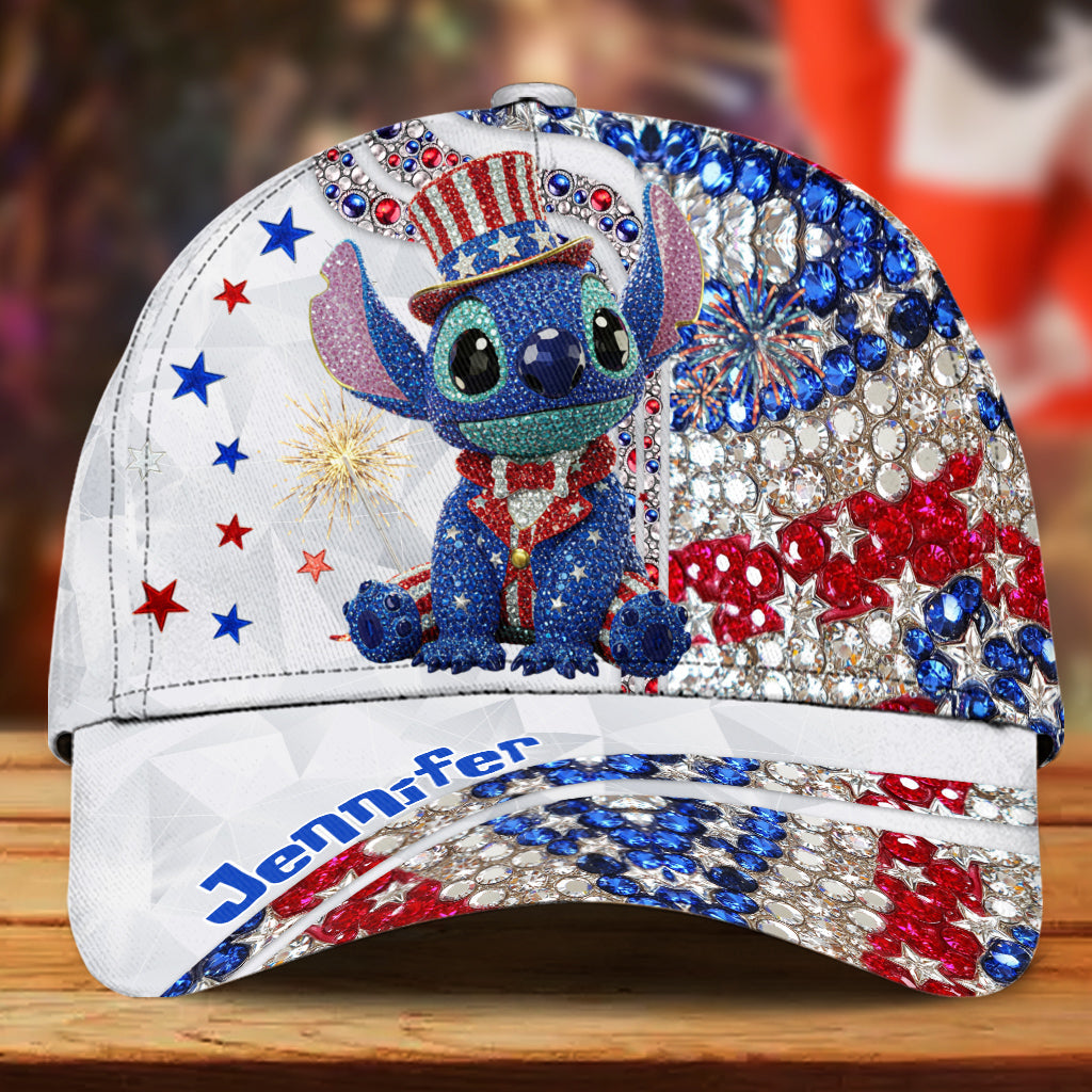 Red And White - Personalized Ohana Classic Cap