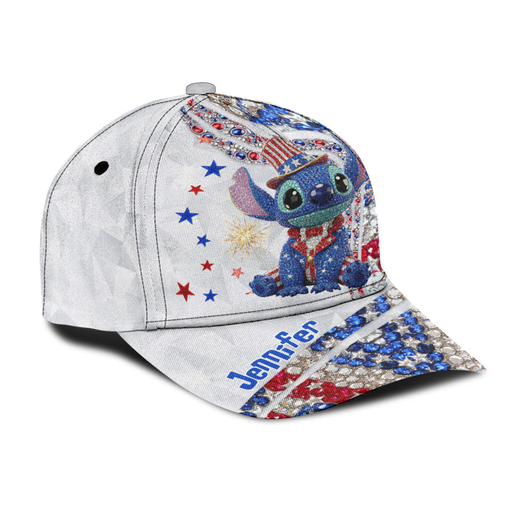 Red And White - Personalized Ohana Classic Cap