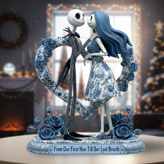 Couple Nightmare Toile De Jouy Style - Personalized Nightmare Custom Shaped Acrylic Plaque