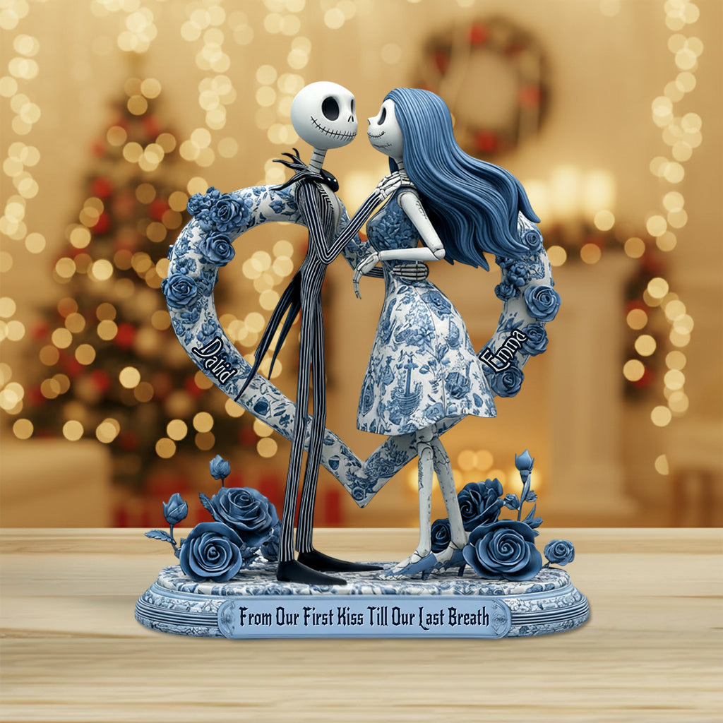 Couple Nightmare Toile De Jouy Style - Personalized Nightmare Custom Shaped Acrylic Plaque