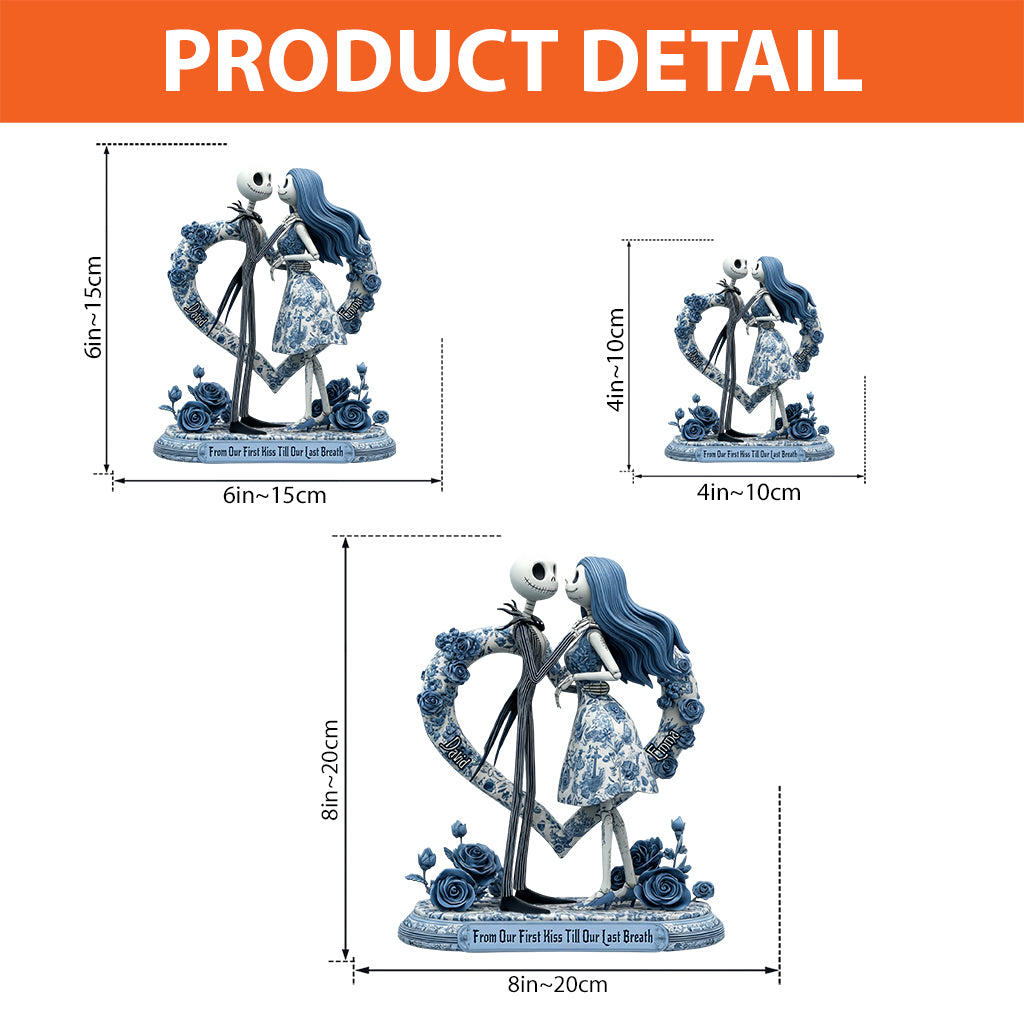 Couple Nightmare Toile De Jouy Style - Personalized Nightmare Custom Shaped Acrylic Plaque