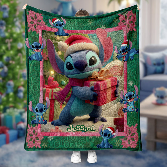 Merry Stitchmas - Personalized Ohana Blanket