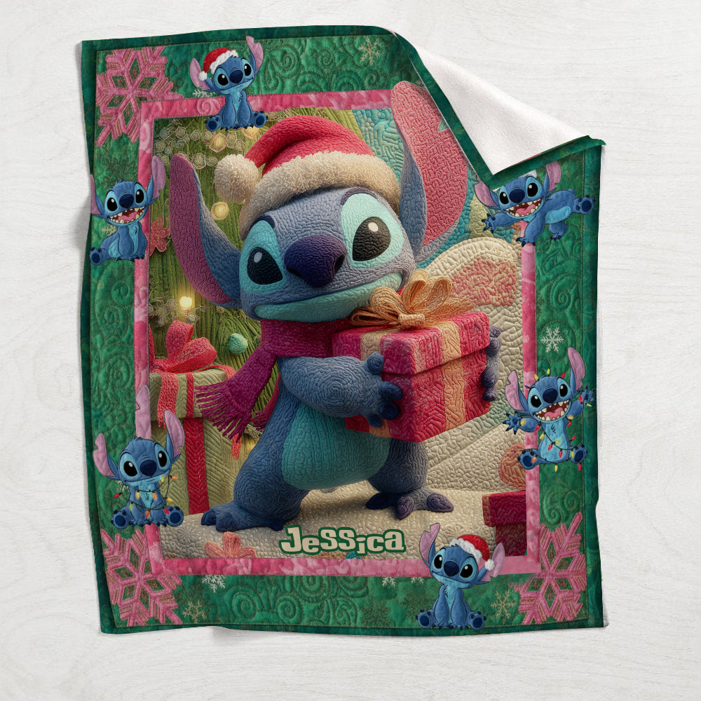 Merry Stitchmas - Personalized Ohana Blanket