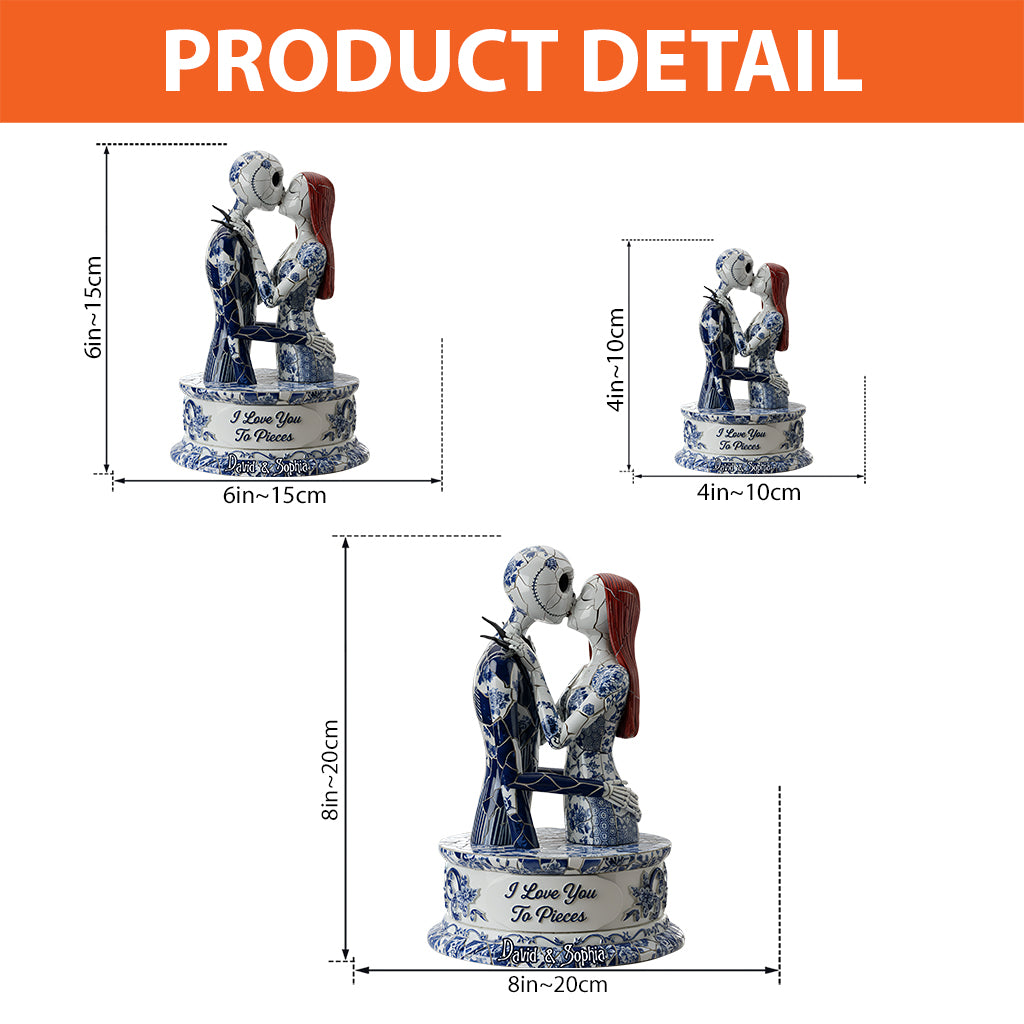 I Love You To Pieces - Personalized Nightmare Custom Shaped Acrylic Plaque