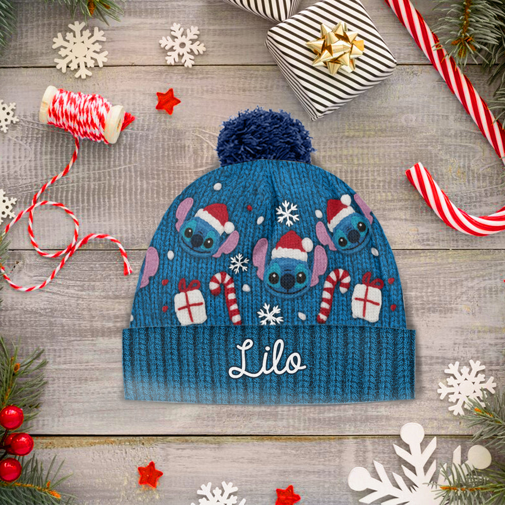 Baby Christmas - Personalized Ohana Beanie Hat
