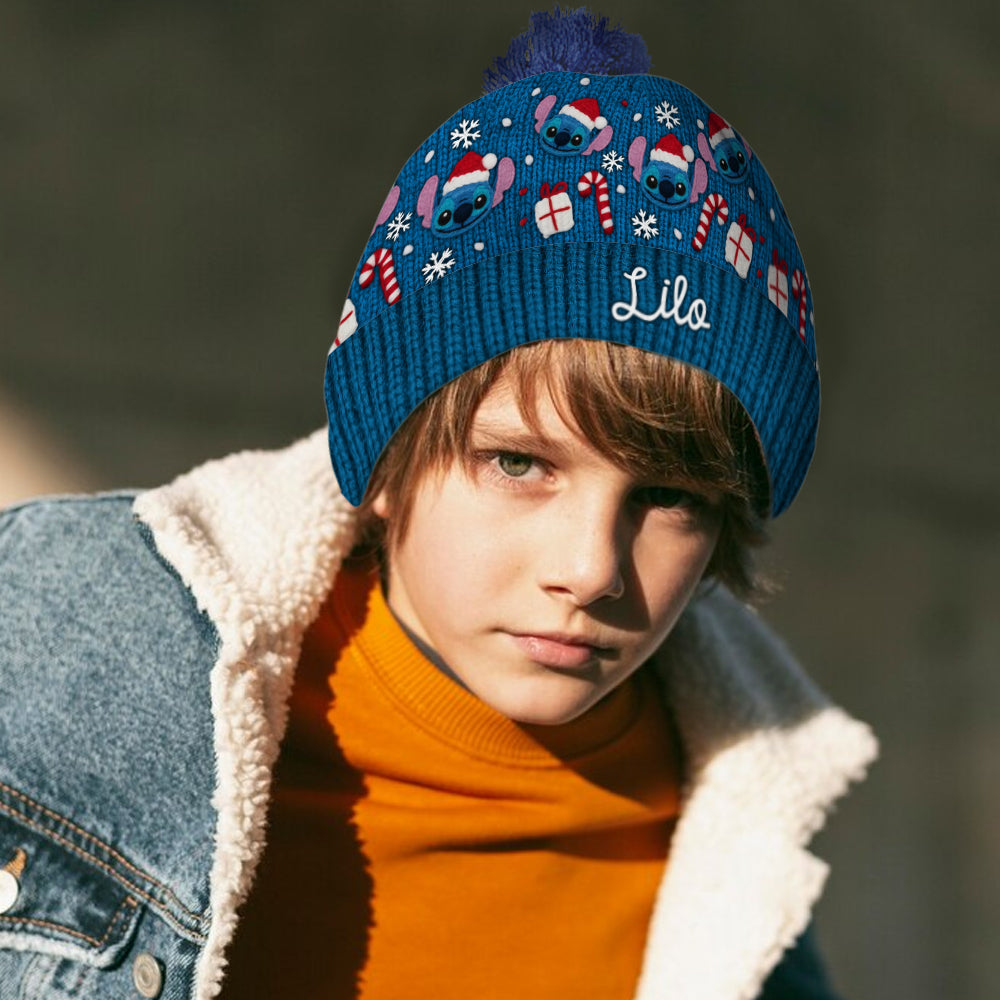 Baby Christmas - Personalized Ohana Beanie Hat