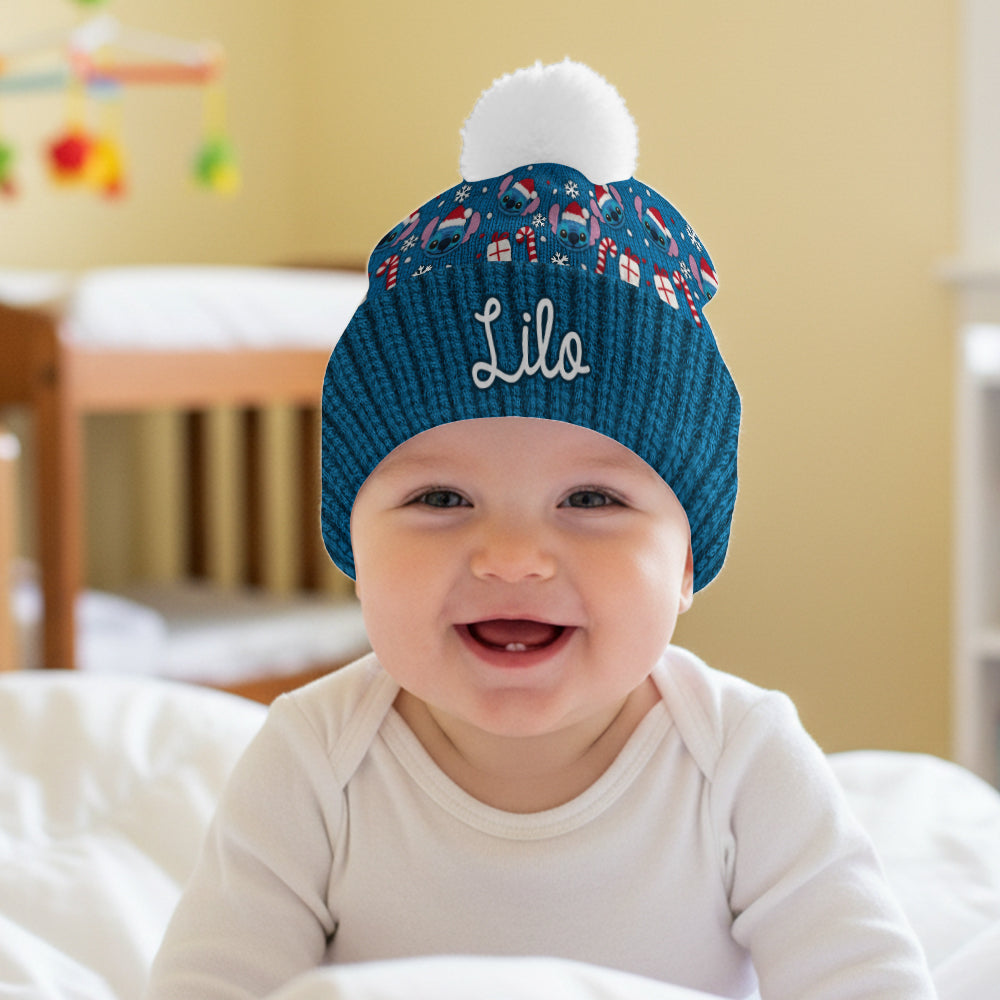 Baby Christmas - Personalized Ohana Beanie Hat