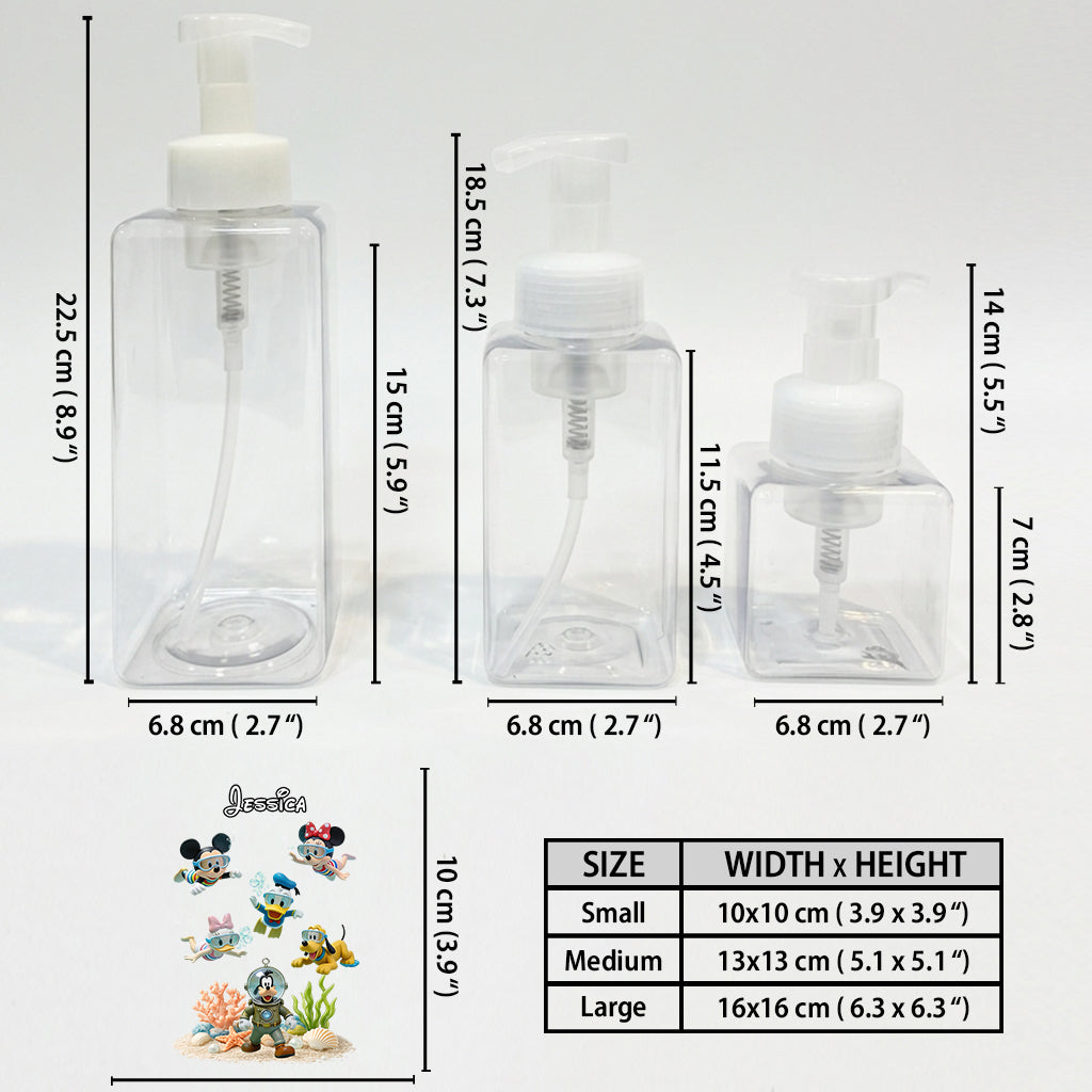 Swimming Friends - Personalized Mouse Pump Dispenser