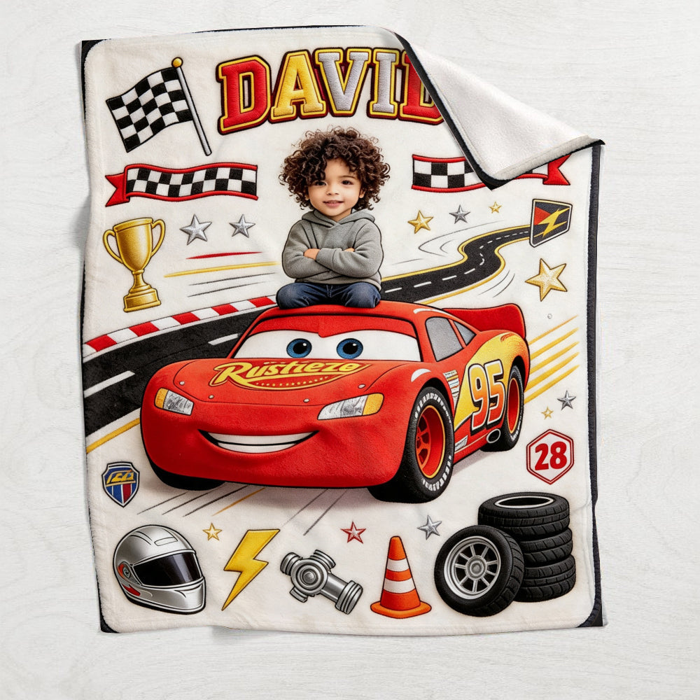 Strong Race - Personalized Racing Lover Blanket