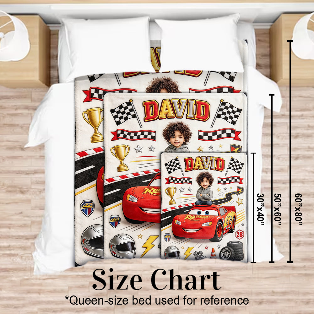 Strong Race - Personalized Racing Lover Blanket