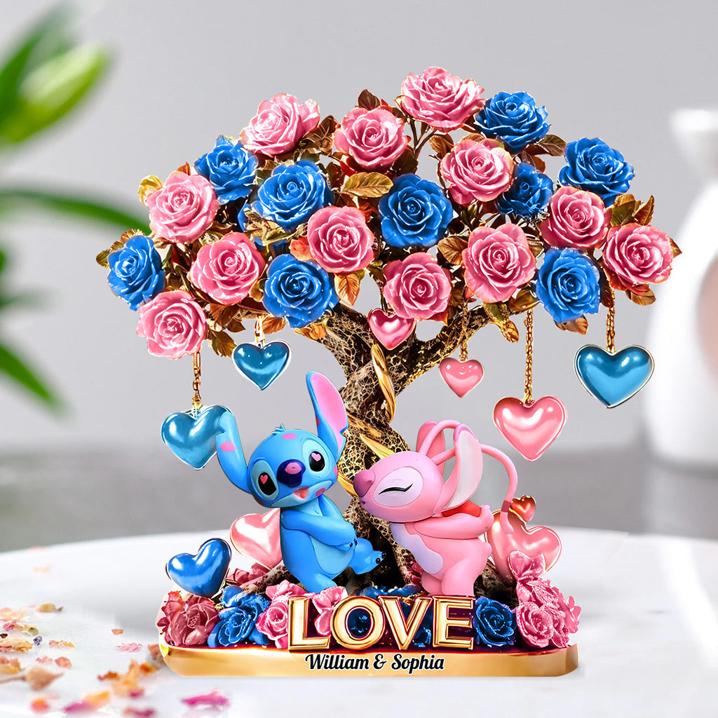 Tree Of Love - Personalized Ohana Custom Shaped Acrylic Plaque