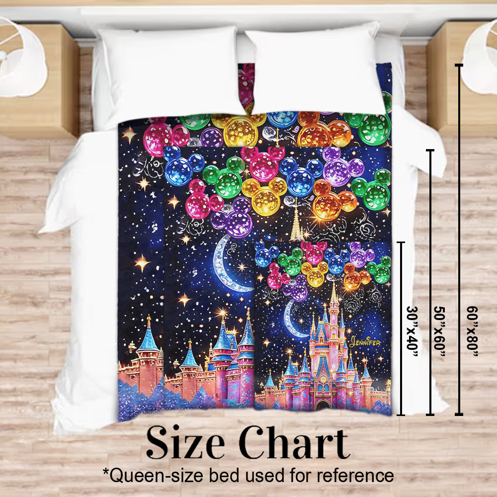 Magical Day - Personalized Mouse Blanket