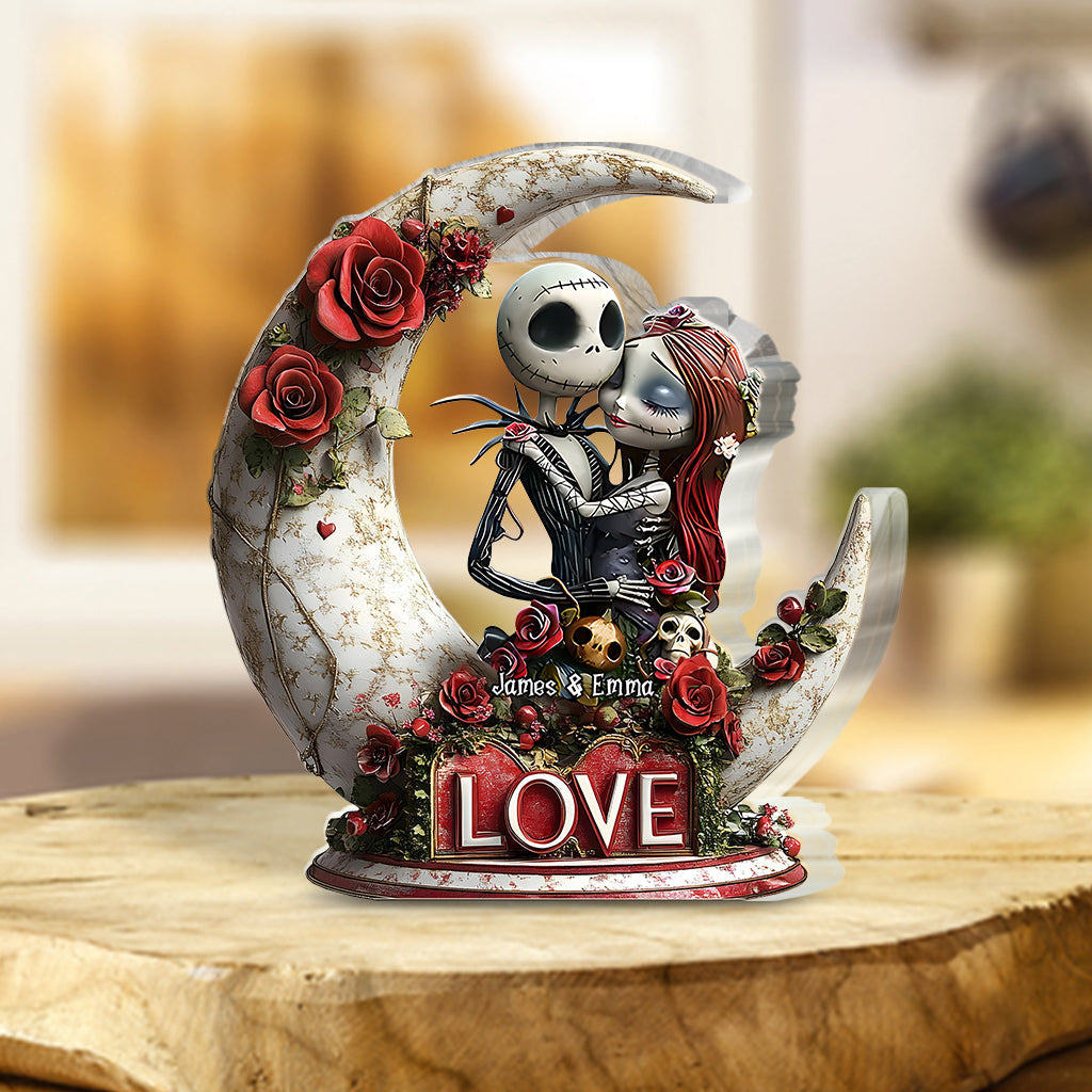 Til Death Do Us Part - Personalized Nightmare Custom Shaped Acrylic Plaque