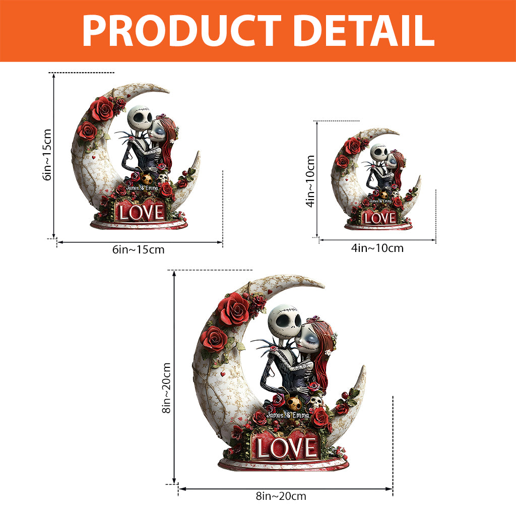 Til Death Do Us Part - Personalized Nightmare Custom Shaped Acrylic Plaque