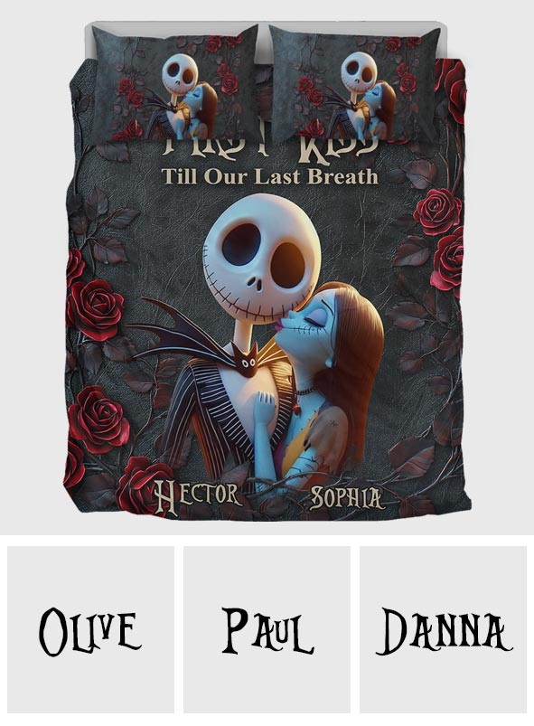 Till Death Do Us Part - Personalized Nightmare Quilt Set