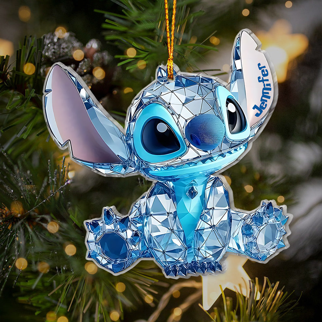Merry Stitchmas - Personalized Ohana Ornament