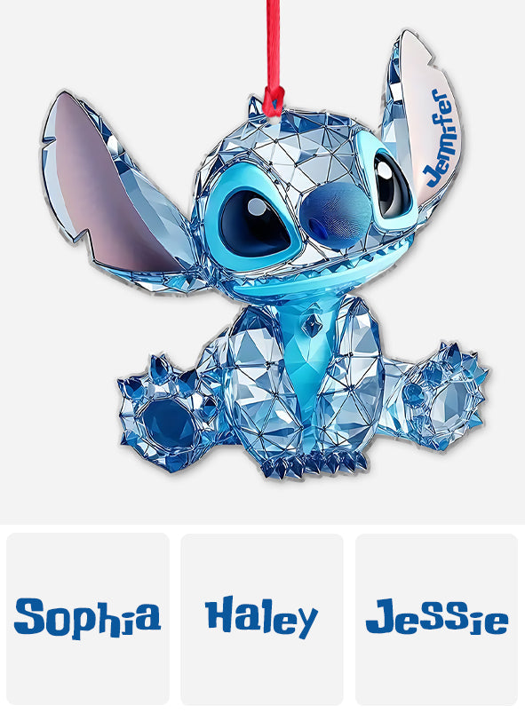 Merry Stitchmas - Personalized Ohana Ornament