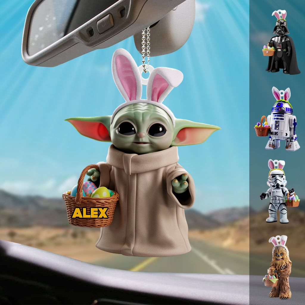 Happy Easter - Personalized The Force Car Ornament