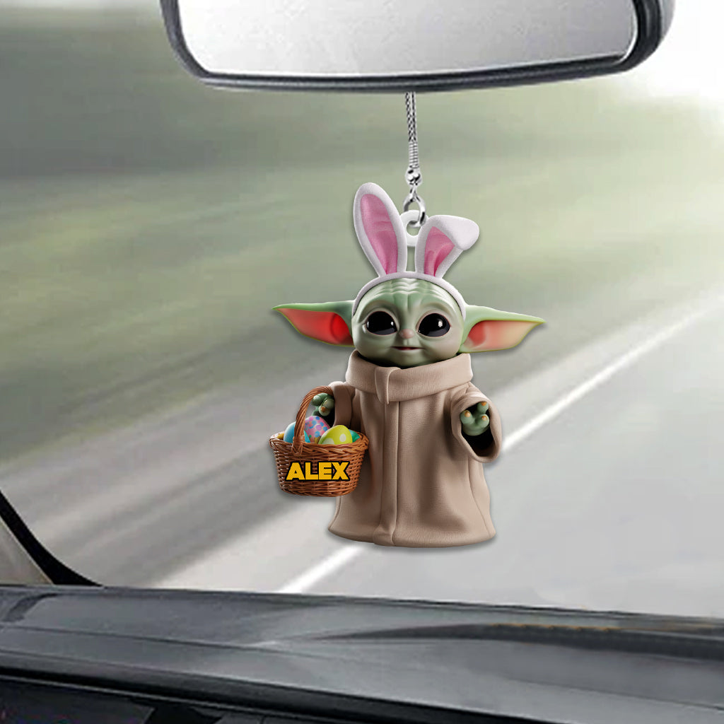 Happy Easter - Personalized The Force Car Ornament
