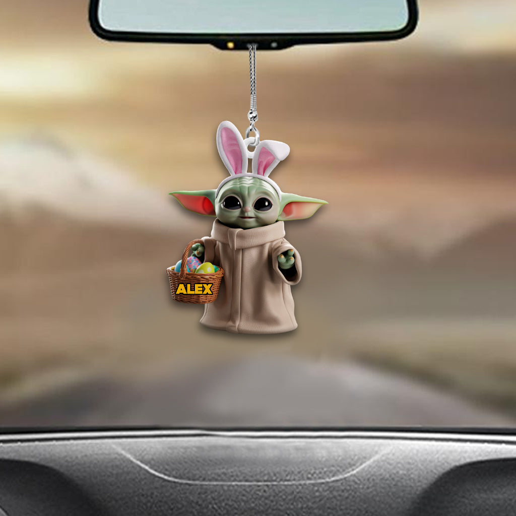 Happy Easter - Personalized The Force Car Ornament