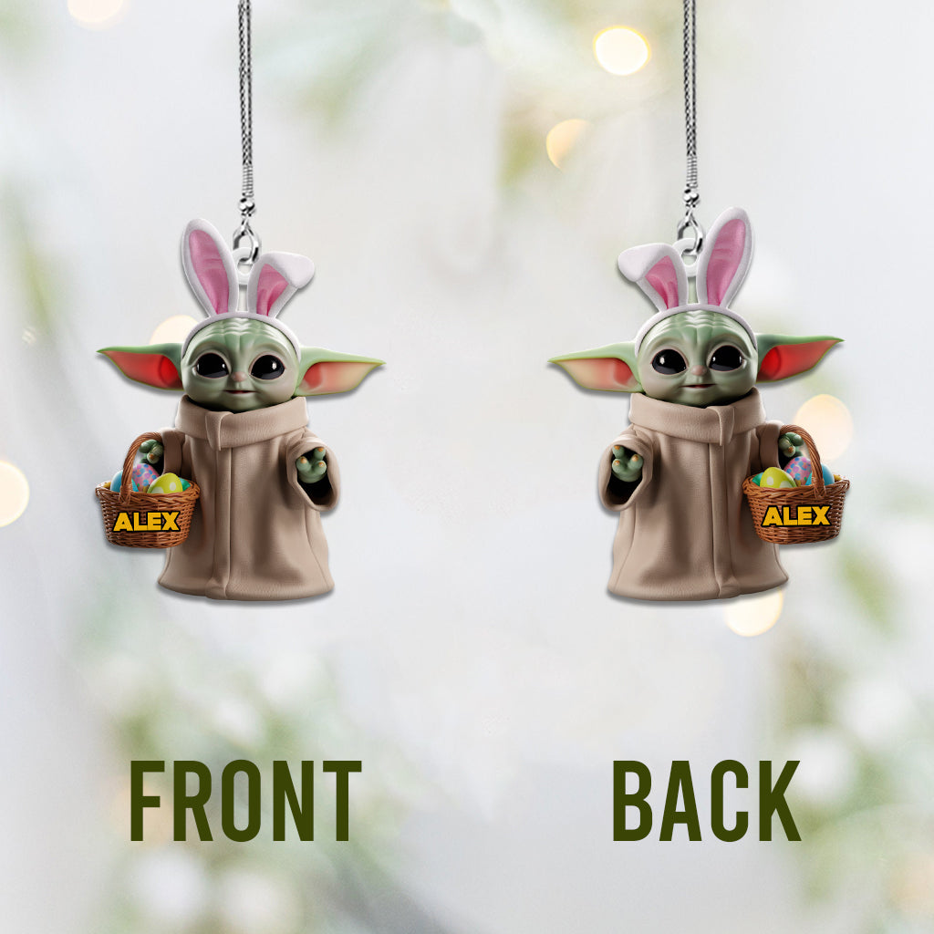 Happy Easter - Personalized The Force Car Ornament