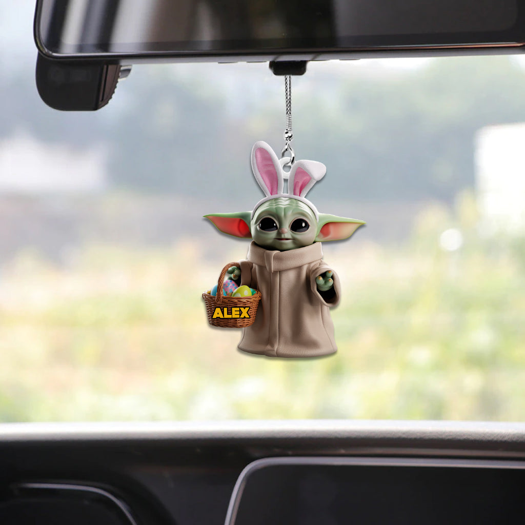 Happy Easter - Personalized The Force Car Ornament