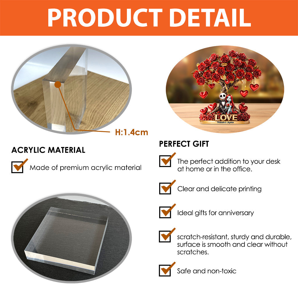 Tree of Love - Personalized Nightmare Custom Shaped Acrylic Plaque