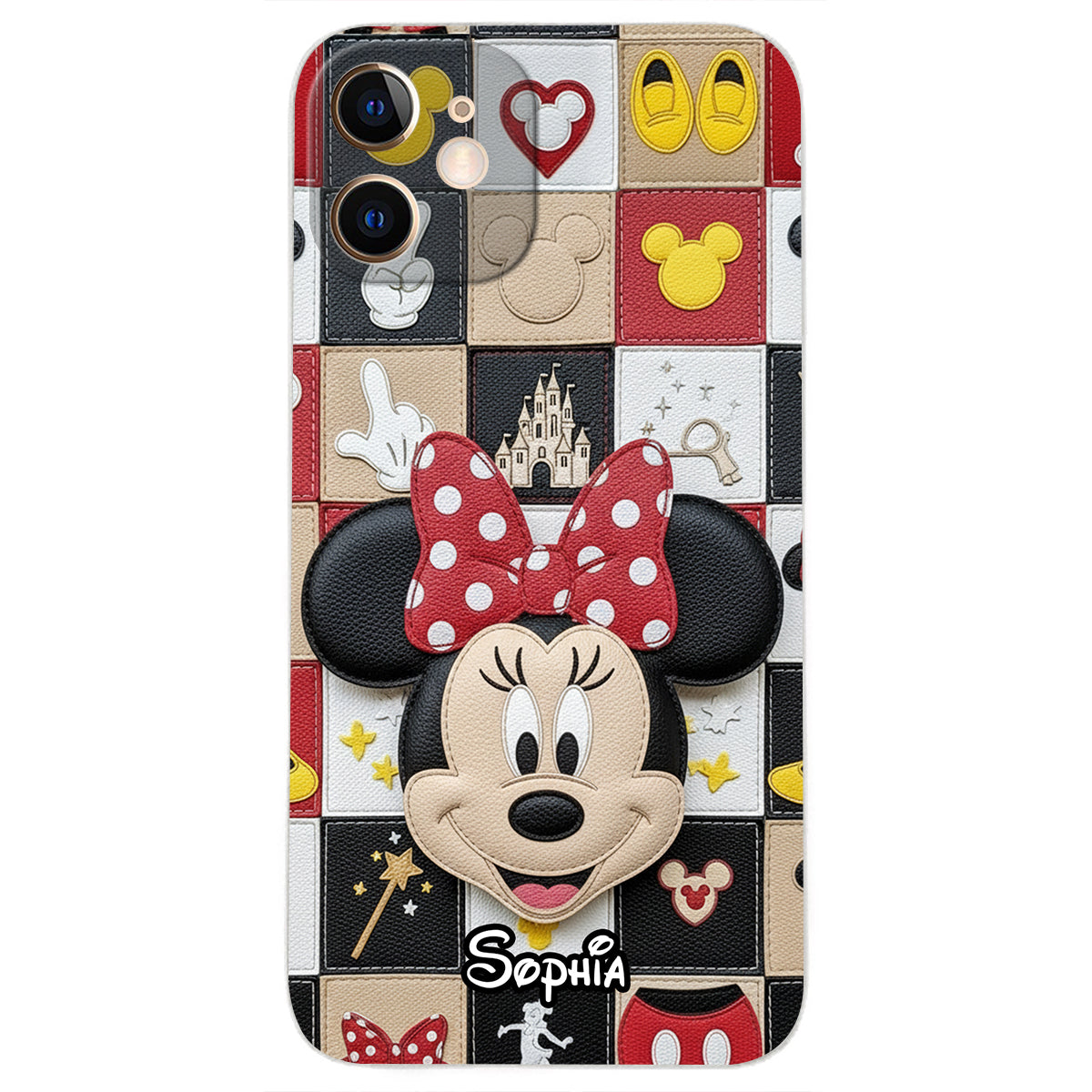 Magical Friends - Personalized Mouse Leather Phone Case