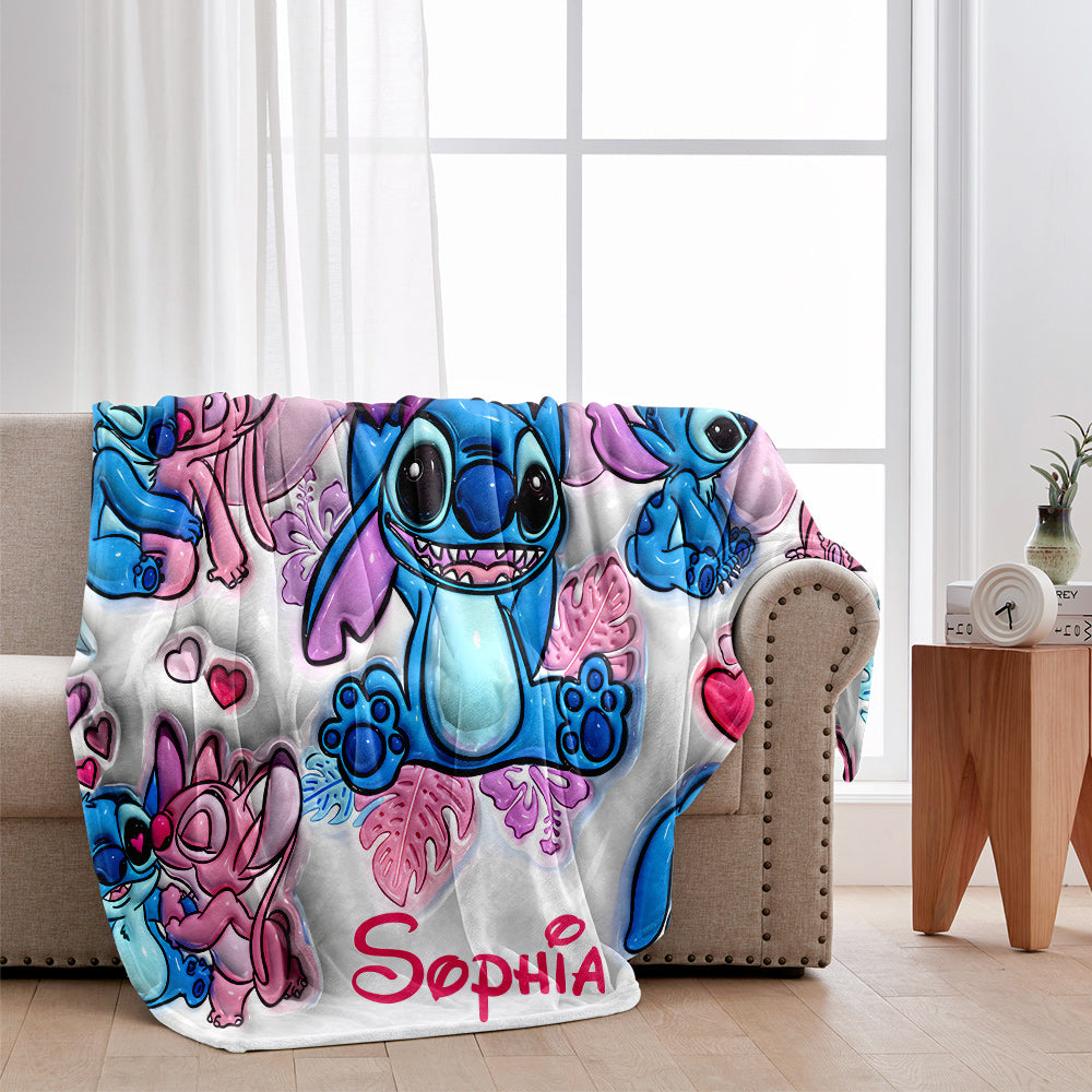 Ohana Means Family - Personalized Ohana Blanket