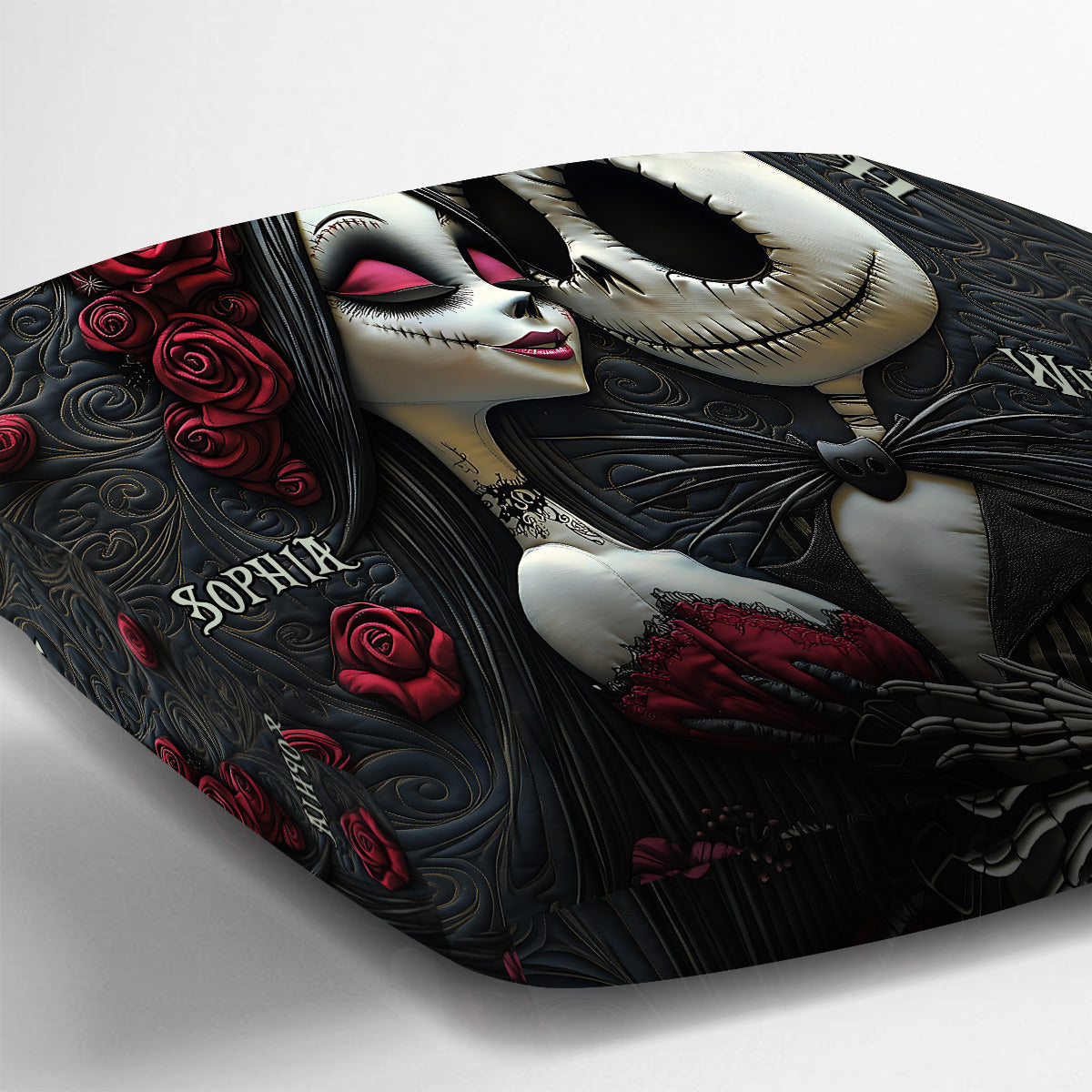 From Our First Kiss Till Our Last Breath - Personalized Nightmare Throw Pillow