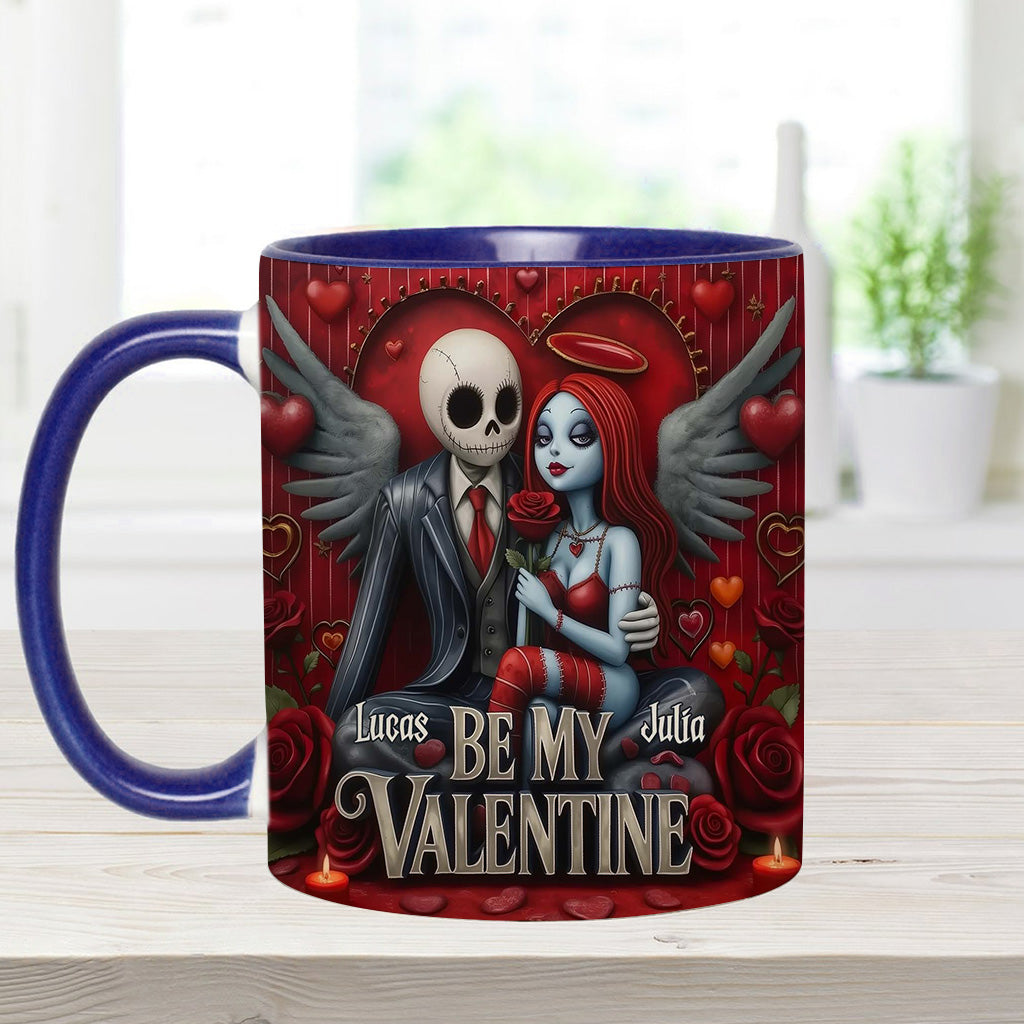Be My Valentine - Personalized Nightmare Accent Mug