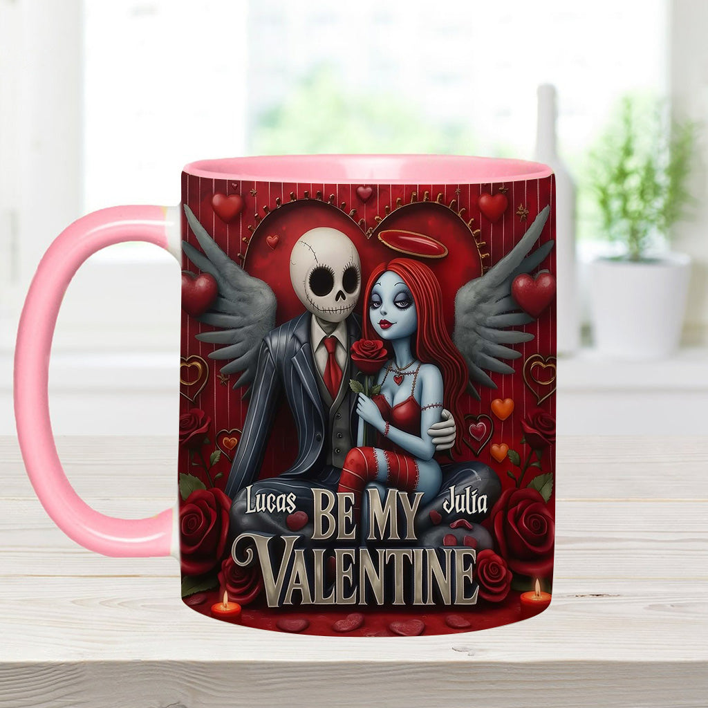 Be My Valentine - Personalized Nightmare Accent Mug