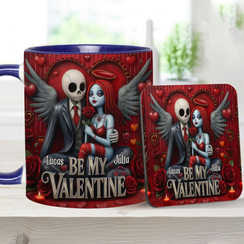 Be My Valentine - Personalized Nightmare Accent Mug