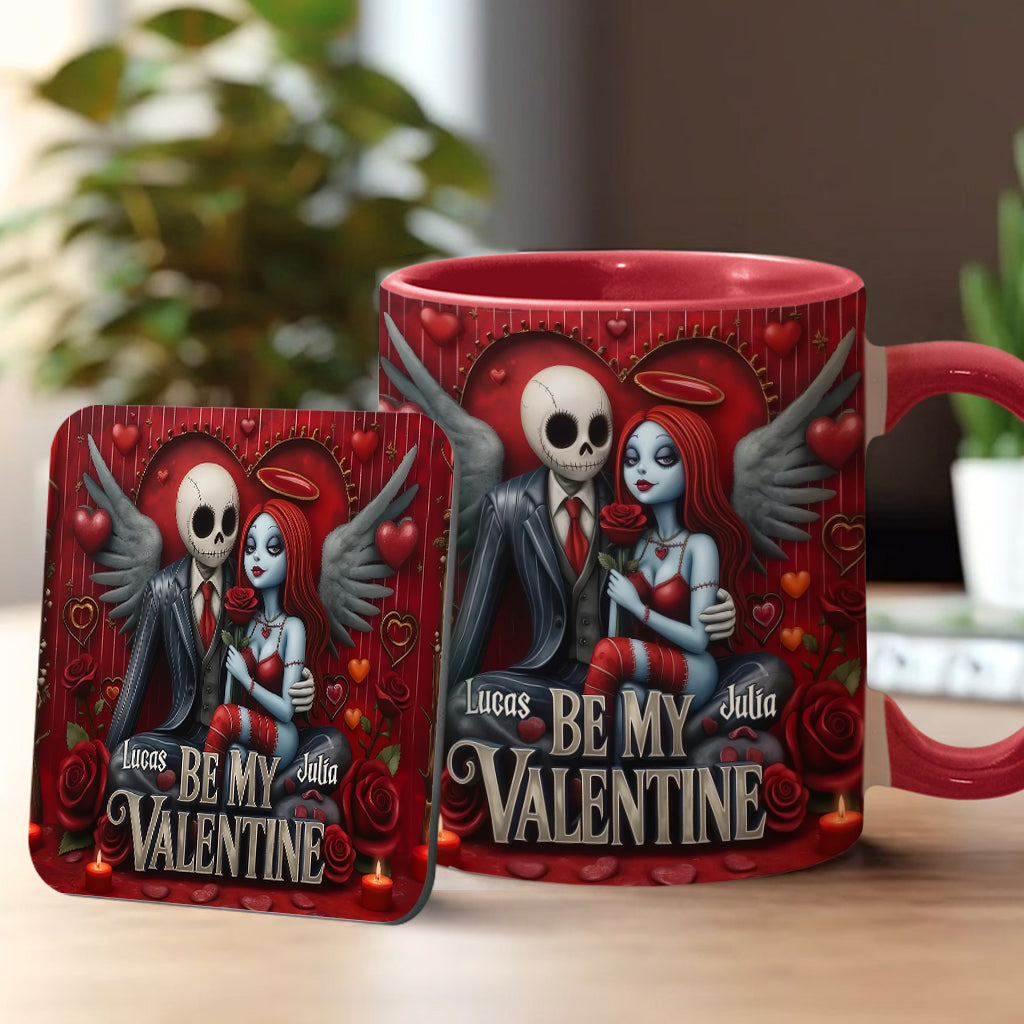 Be My Valentine - Personalized Nightmare Accent Mug