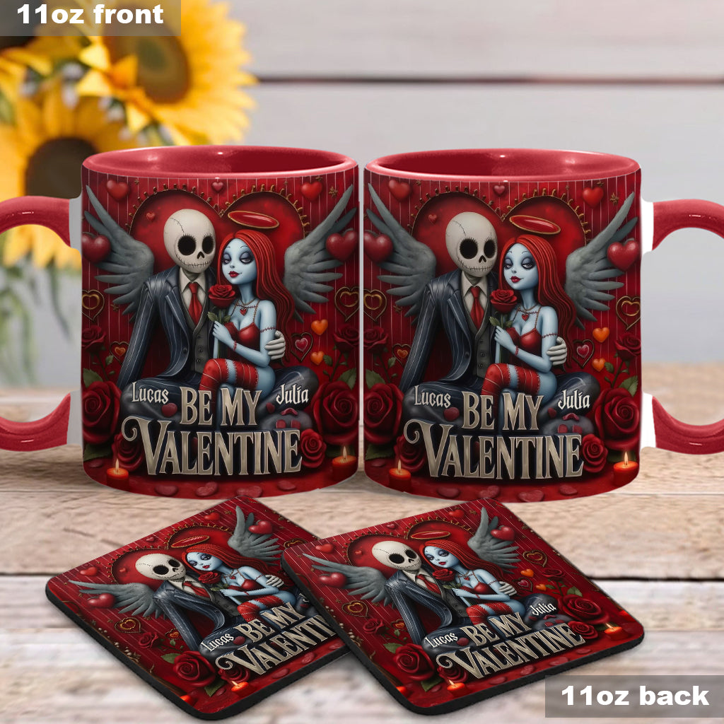 Be My Valentine - Personalized Nightmare Accent Mug