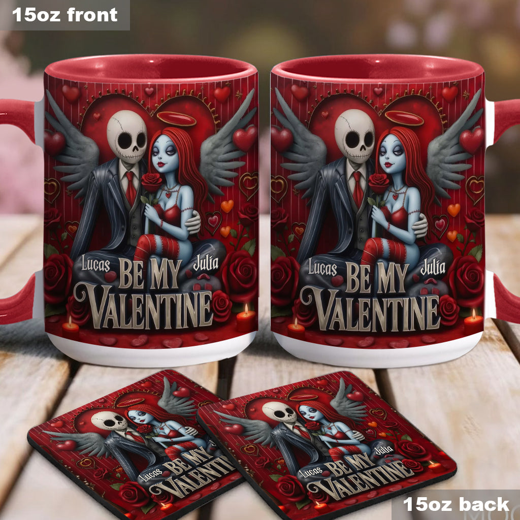 Be My Valentine - Personalized Nightmare Accent Mug