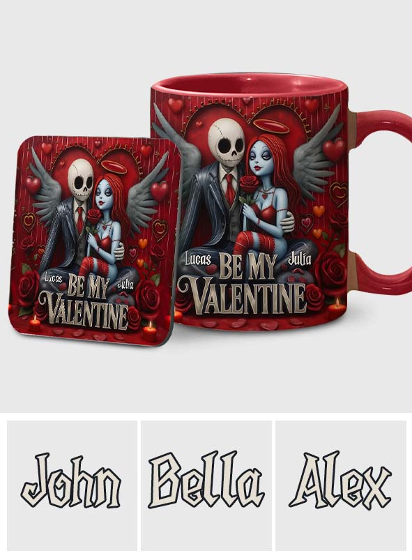Be My Valentine - Personalized Nightmare Accent Mug