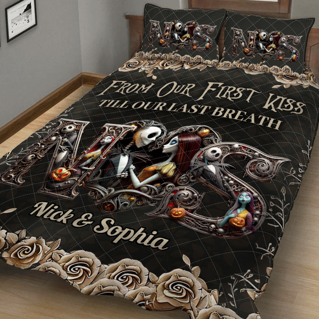 Till Death Do Us Part - Personalized Nightmare Quilt Set