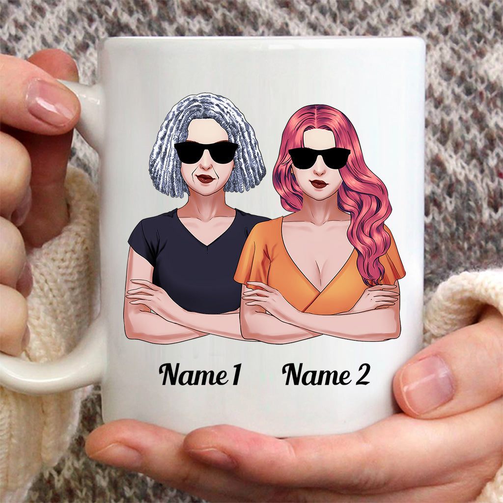 Like Mother Like Daughter Oh Crap - Personalized Mother Mug