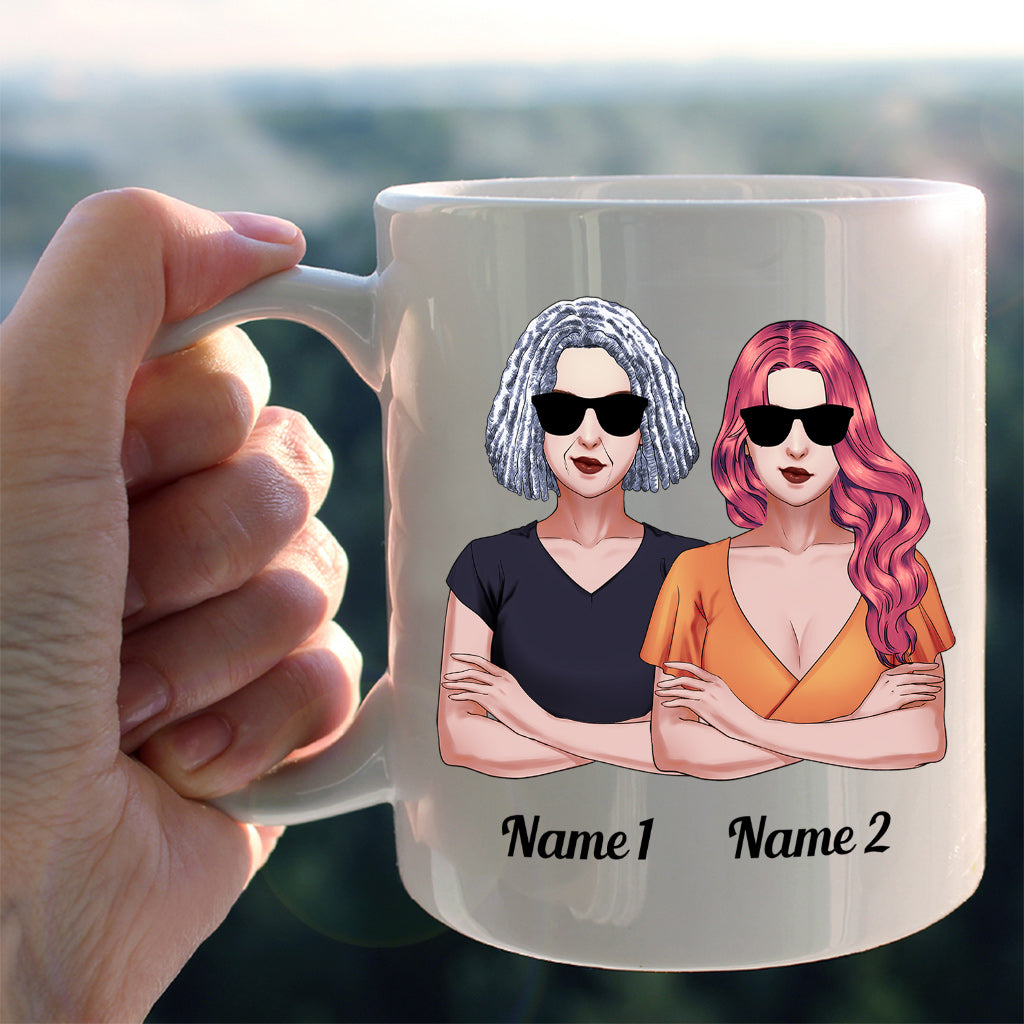 Like Mother Like Daughter Oh Crap - Personalized Mother Mug