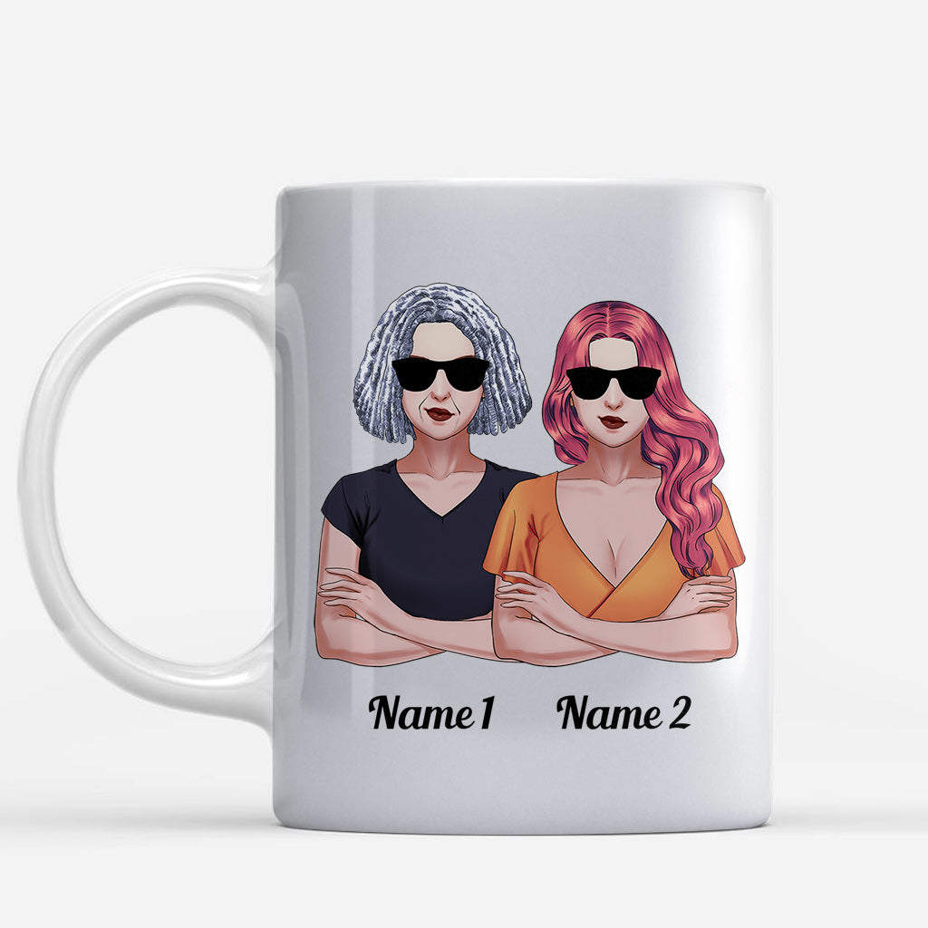 Like Mother Like Daughter Oh Crap - Personalized Mother Mug